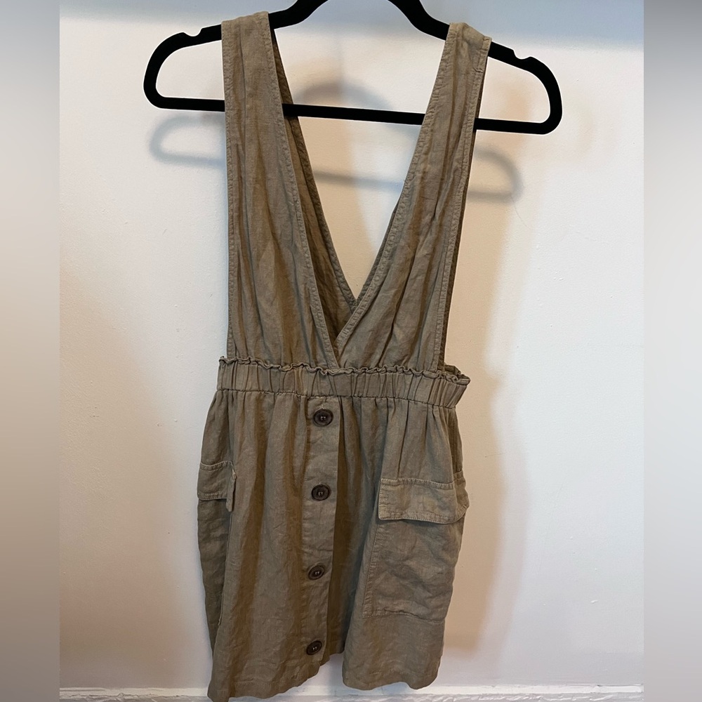 Khaki Linen Jumper